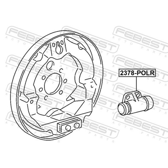 2378-POLR - Wheel Brake Cylinder 