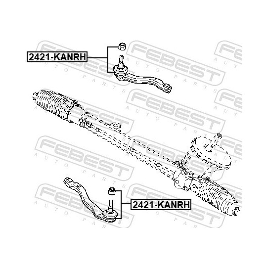 2421-KANLH - Tie rod end 