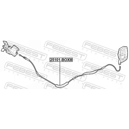 25101-BOXIII - Bonnet Cable 