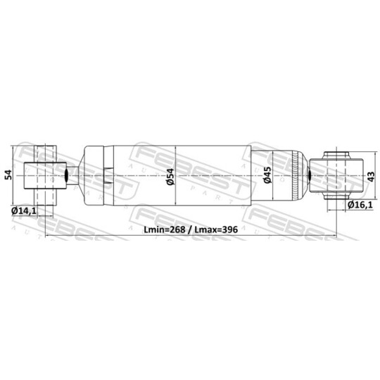 25110-001R - Iskunvaimennin 