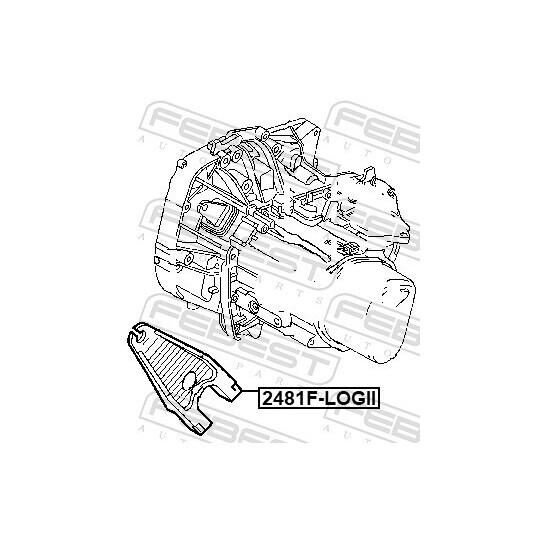 2481F-LOGII - Release Fork, clutch 