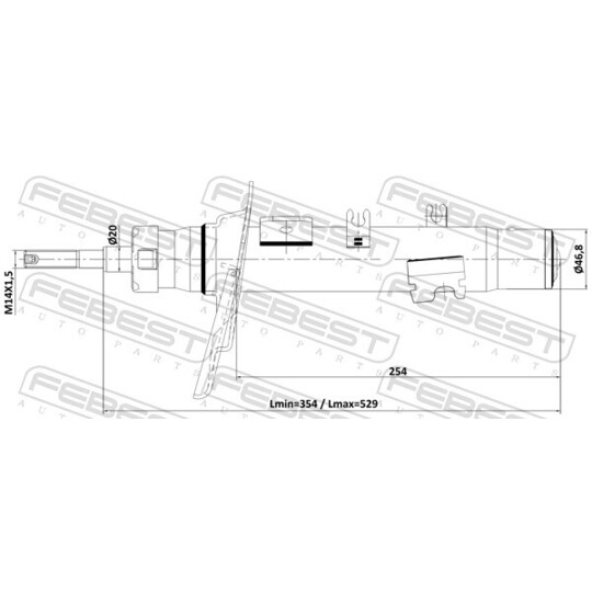 25110-010FL - Shock Absorber 