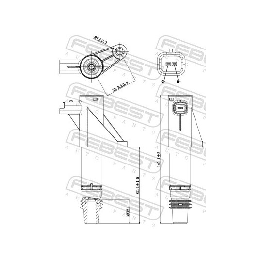 25640-002 - Ignition Coil 