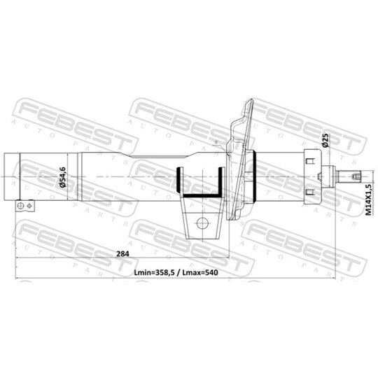 26110-001F - Stötdämpare 