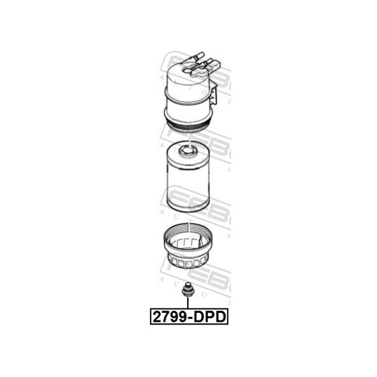2799-DPD - Kütuse äravoolukruvi 