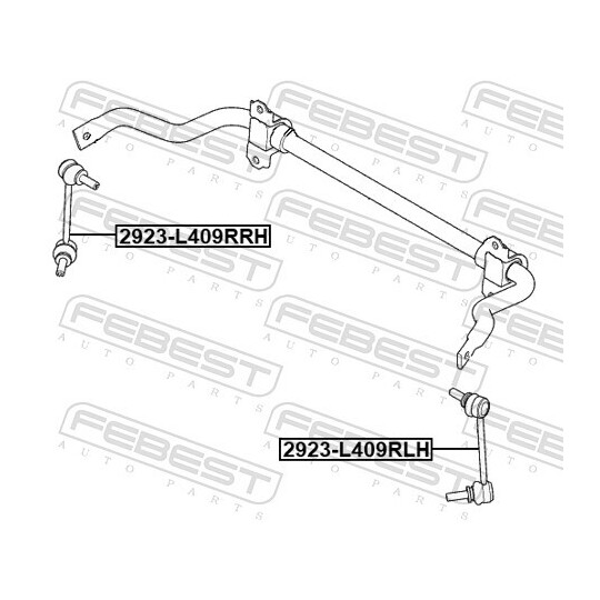 2923-L409RLH - Rod/Strut, stabiliser 