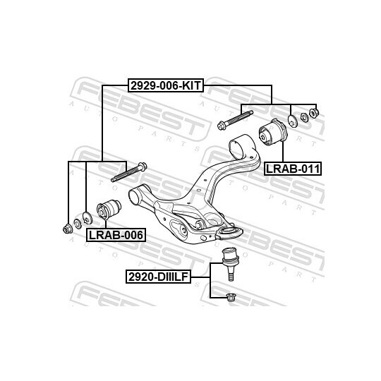 2929-006-KIT - Rattakalde korrektuurkruvi 