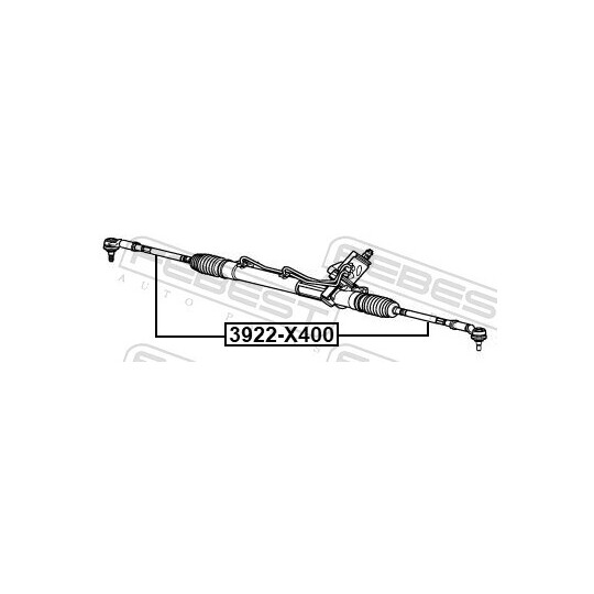 3922-X400 - Tie Rod Axle Joint 
