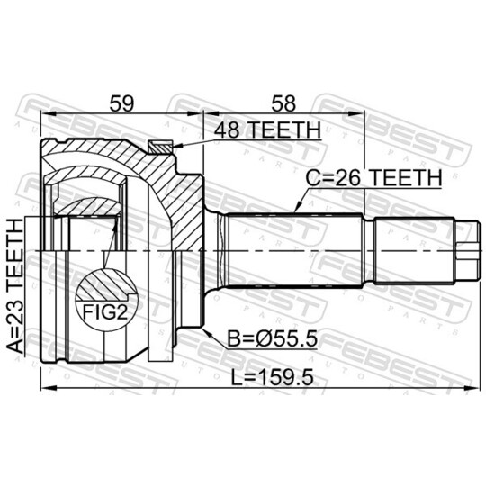 6510-004A48 - Liigendlaager, veovõll 