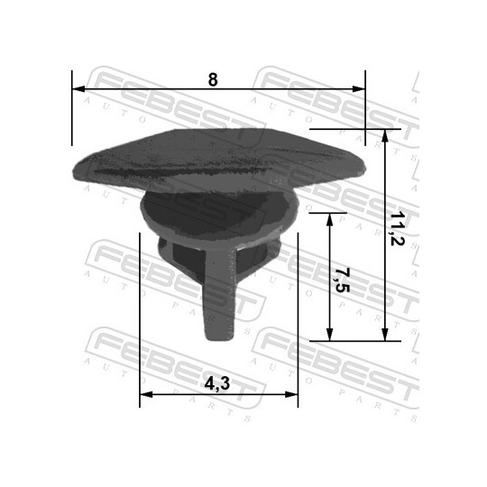 88570-032 - Suoja-/koristelista 