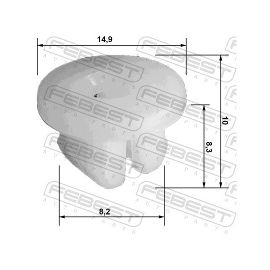 88570-063 - Clip, trim/protective strip 