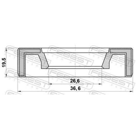 95AAY-28360920X - Seal, camshaft adjustment 