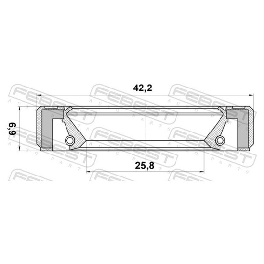 95GBY-27420707R - Shaft Seal, manual transmission main shaft 