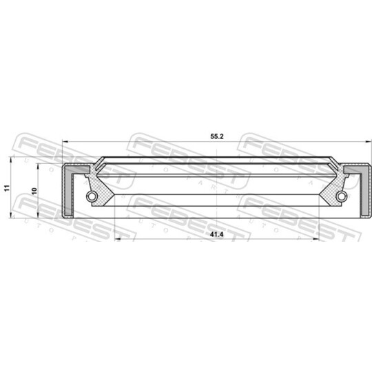 95IAY-43551011X - Shaft Seal, manual transmission main shaft 