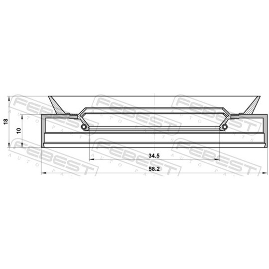 95PDS-36581018C - Seal, drive shaft 