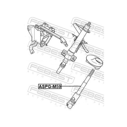 ASPG-M59 - Styrningsaxel 