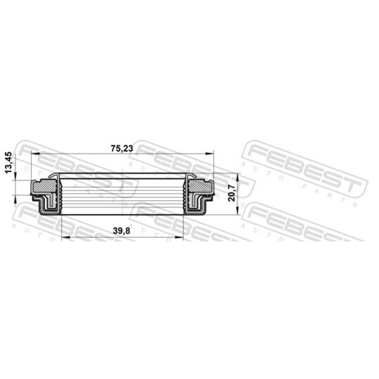 95RFW-40751321X - Seal, drive shaft 