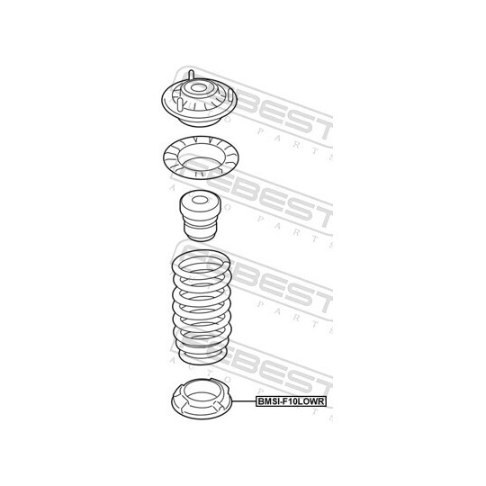 BMSI-F10LOWR - Spring Cap 