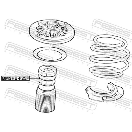BMSHB-F25F - Protective Cap/Bellow, shock absorber 