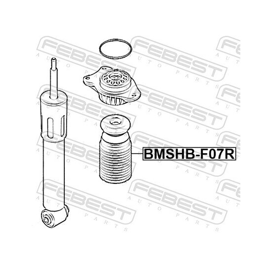 BMSHB-F07R - Protective Cap/Bellow, shock absorber 