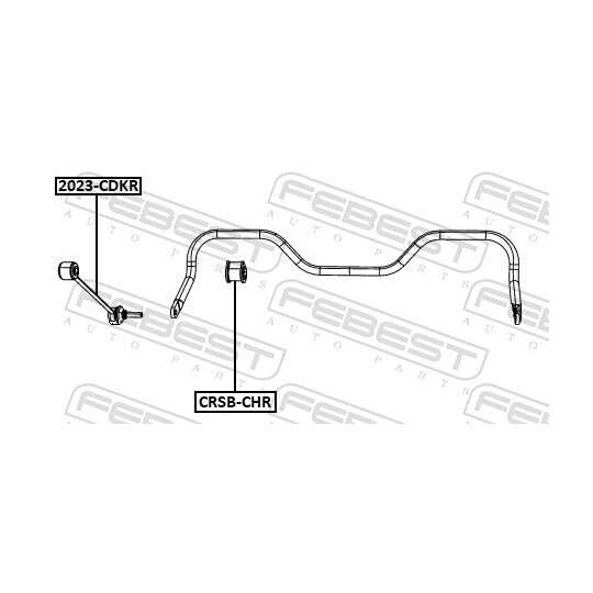 CRSB-CHR - Bearing Bush, stabiliser 