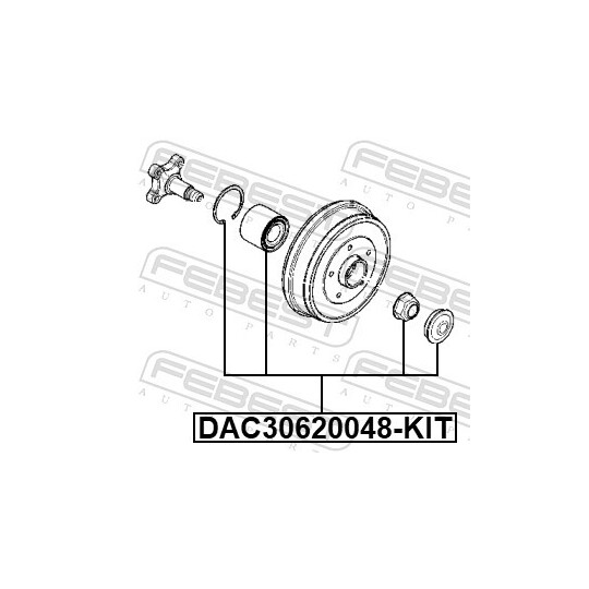 DAC30620048-KIT - Wheel Bearing Kit 