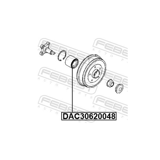 DAC30620048 - Pyöränlaakeri 