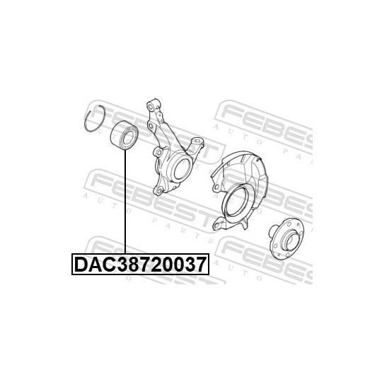 DAC38720037 - Wheel Bearing 