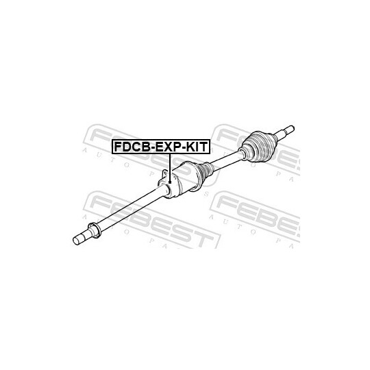 FDCB-EXP-KIT - Bearing, drive shaft 