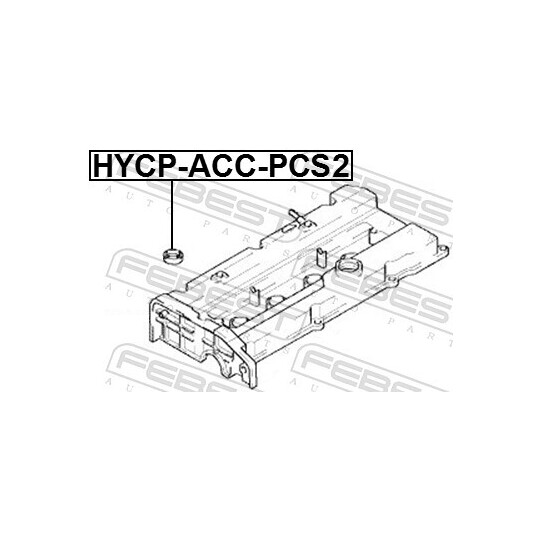 HYCP-ACC-PCS2 - Packning, ventilkåpa 