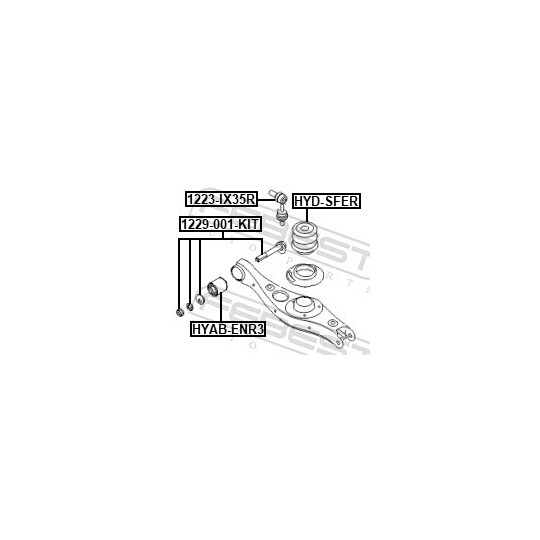 HYD-SFER - Rubber Buffer, suspension 