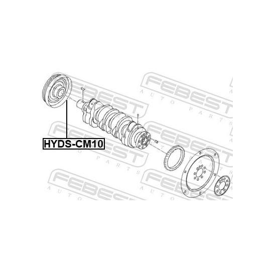 HYDS-CM10 - Rihmaratas, väntvõll 