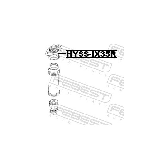 HYSS-IX35R - Mounting, shock absorbers 