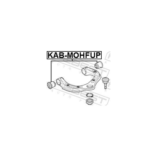 KAB-MOHFUP - Control Arm-/Trailing Arm Bush 