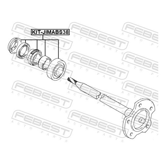 KIT-JIMABS38 - Bearing, drive shaft 