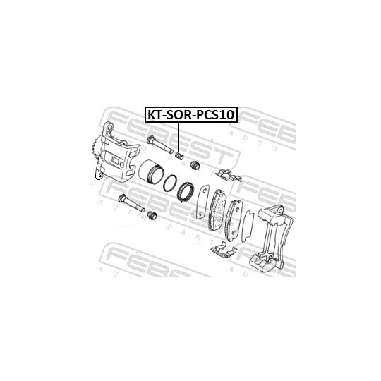 KT-SOR-PCS10 - Accessory Kit, brake caliper 