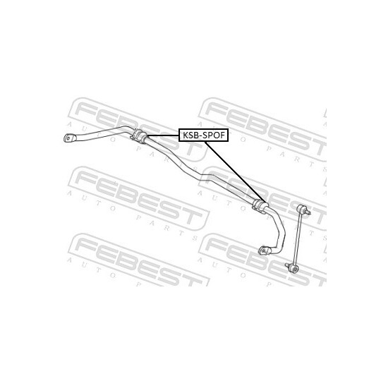 KSB-SPOF - Bearing Bush, stabiliser 