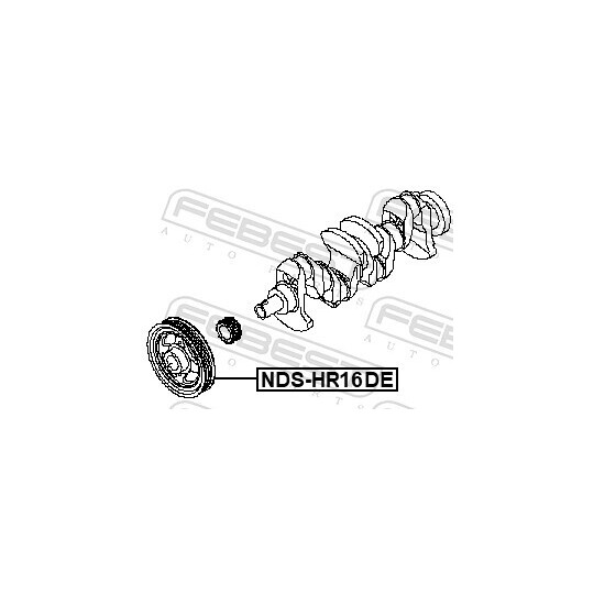 NDS-HR16DE - Belt Pulley, crankshaft 