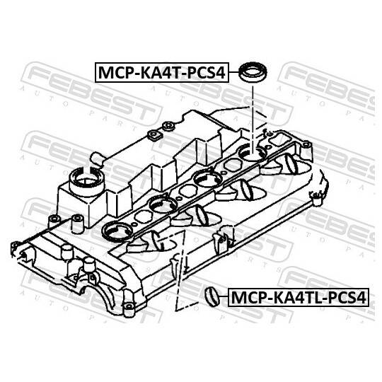 MCP-KA4T-PCS4 - Seal Ring, injector 