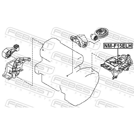 NM-F15ELH - Engine Mounting 