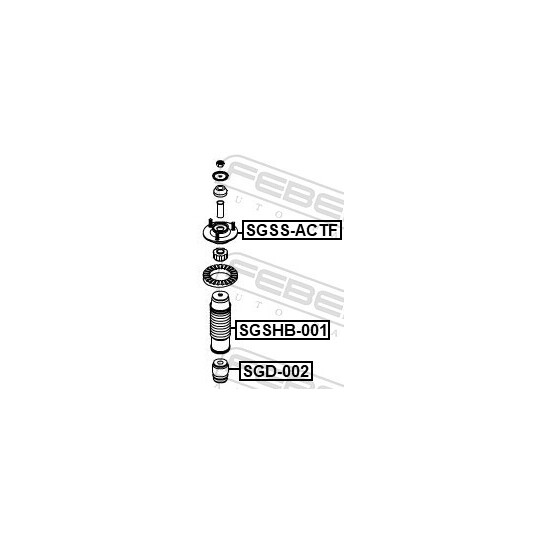 SGSS-ACTF - Mounting, shock absorbers 