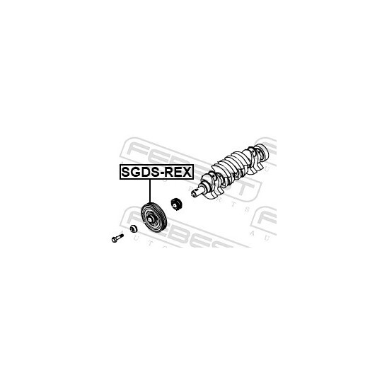 SGDS-REX - Belt Pulley, crankshaft 