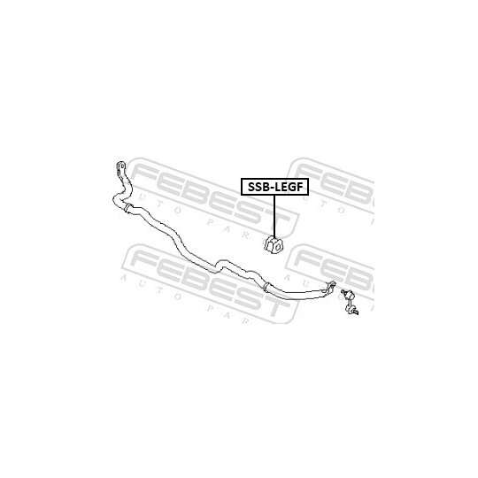 SSB-LEGF - Bearing Bush, stabiliser 