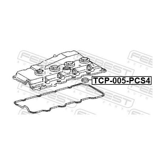 TCP-005-PCS4 - Tiivisterengas, tulppaistukka 