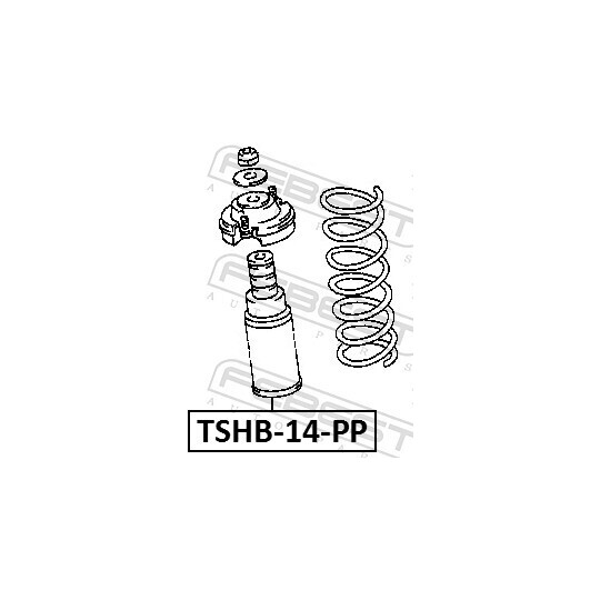 TSHB-14-PP - Suojus/palje, iskunvaimentaja 