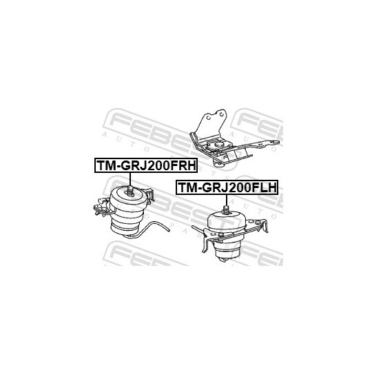 TM-GRJ200FLH - Engine Mounting 