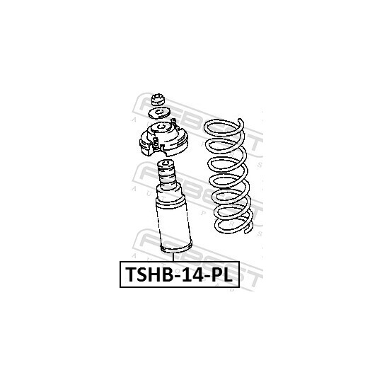 TSHB-14-PL - Protective Cap/Bellow, shock absorber 