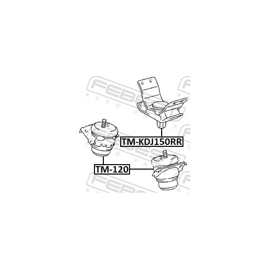 TM-KDJ150RR - Engine Mounting 