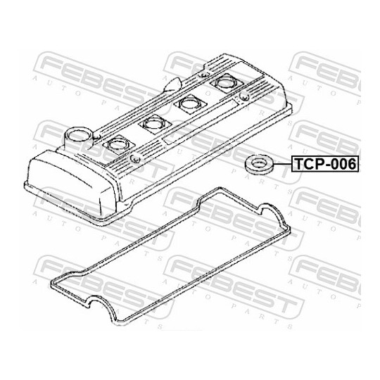 TCP-006 - Seal Ring, spark plug shaft 