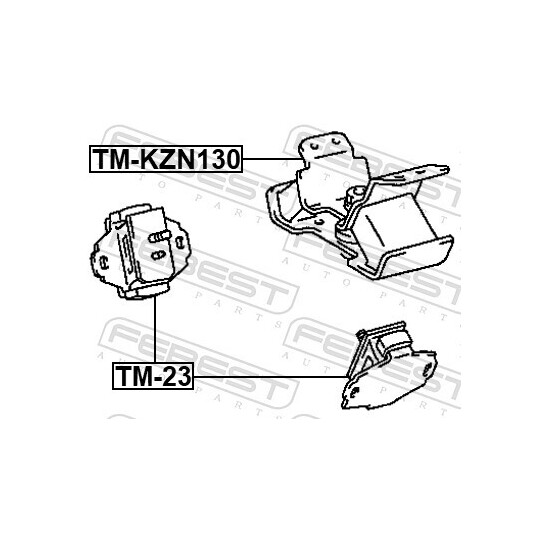 TM-KZN130 - Engine Mounting 